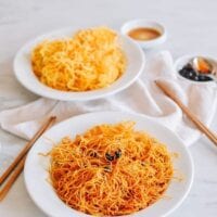 Simple Spicy Pan-fried Noodles, thewoksoflife.com