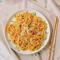 Asian Garlic Noodles, thewoksoflife.com