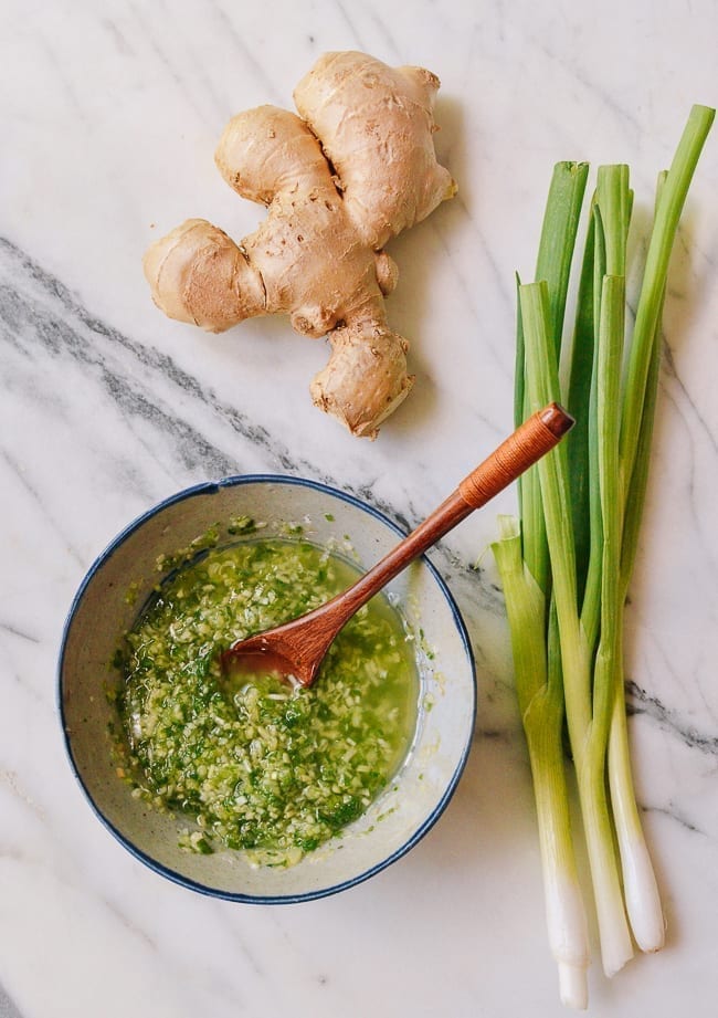 Cantonese Ginger Scallion Oil, thewoksoflife.com
