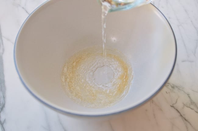 Making a brine in a mixing bowl, thewoksoflife.com