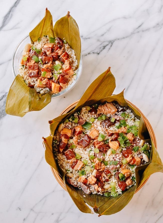 Shortcut Sticky Rice Dumplings, thewoksoflife.com