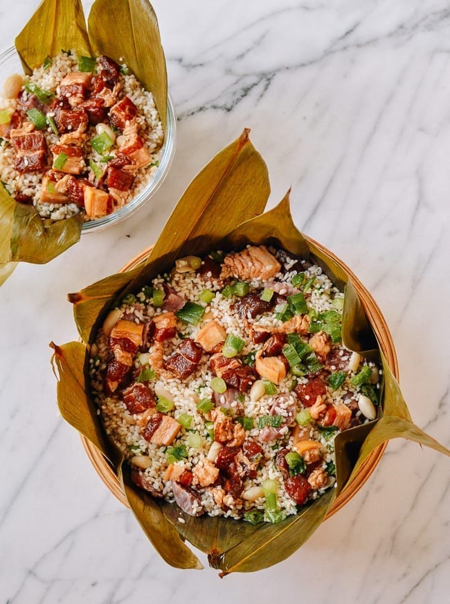 Shortcut Sticky Rice Dumpling Zongzi, thewoksoflife.com