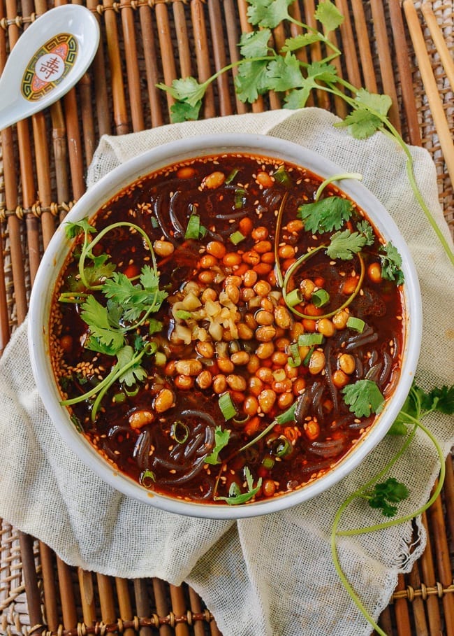 Suan La Fen Sichuan Hot and Sour Noodle Soup, thewoksoflife.com