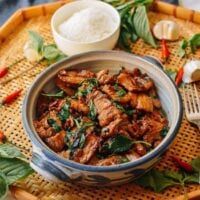 Thai Basil Pork Belly, thewoksoflife.com