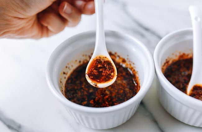 Slightly over-toasted chili oil, thewoksoflife.com