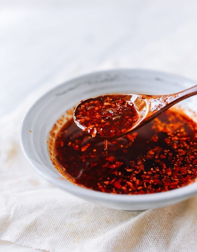 Homemade chili oil, thewoksoflife.com