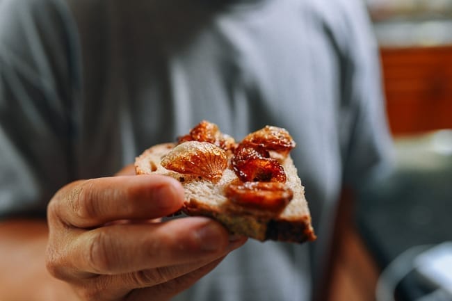 Fried garlic and shallots on toast, thewoksoflife.com