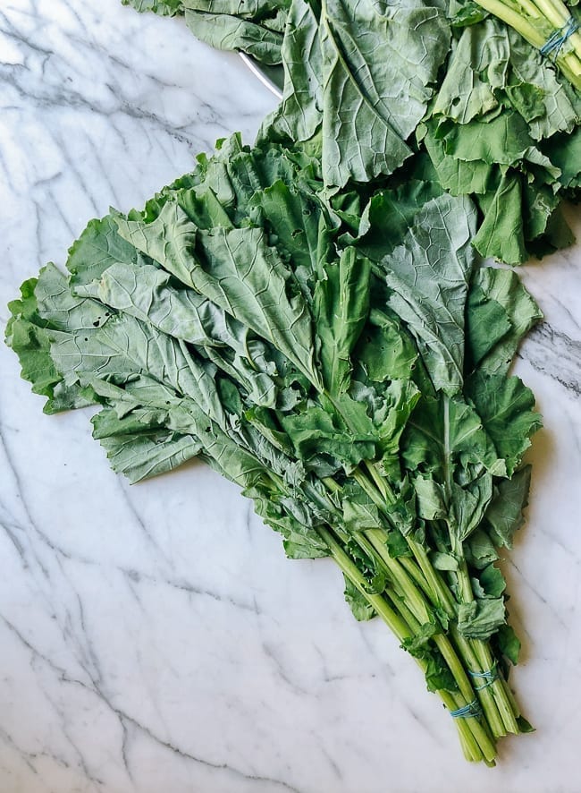 Air dried kale greens, thewoksoflife.com