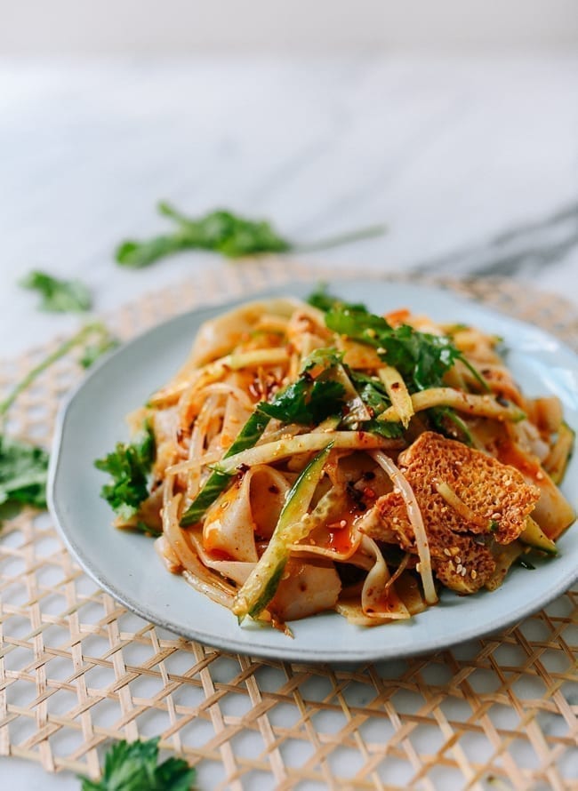 Spicy Cold Skin Noodles, thewoksoflife.com