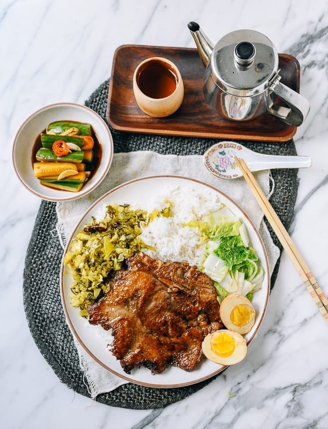 Taiwanese Pork Chop Plate, thewoksoflife.com