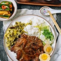 Taiwanese Pork Chop Plate, thewoksoflife.com
