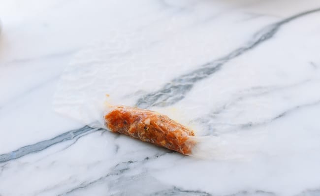 Rolling Vietnamese spring rolls, thewoksoflife.com