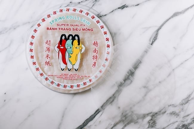 Vietnamese rice paper wrapper (Bánh tráng), thewoksoflife.com