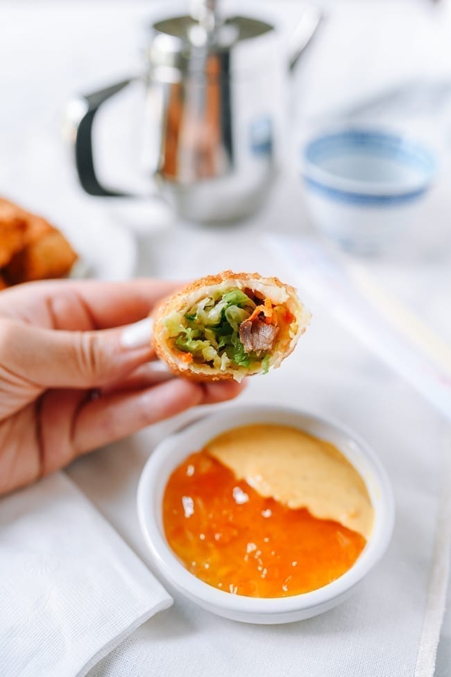 Cross section of an egg roll, thewoksoflife.com