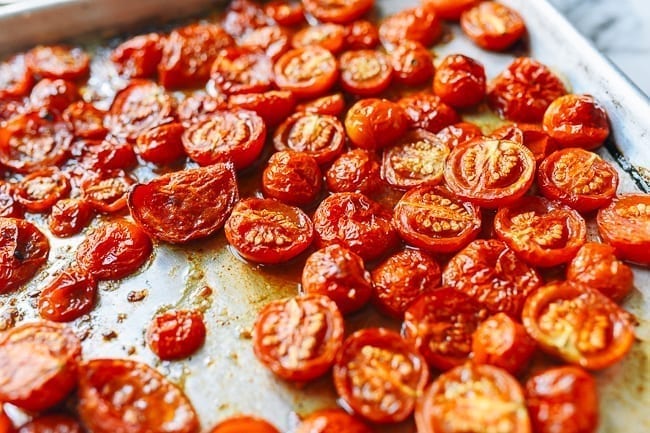 Roasted tomatoes, thewoksoflife.com