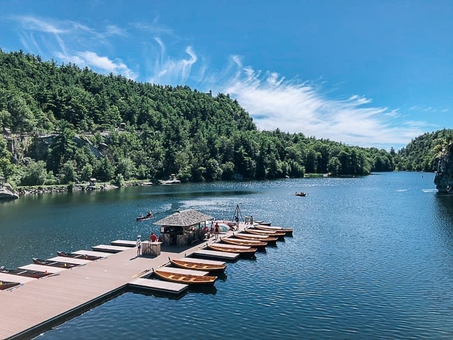 Mohonk Lake Dock and boat rental, thewoksoflife.com