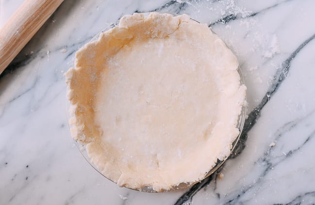 Unbaked pie shell, thewoksoflife.com