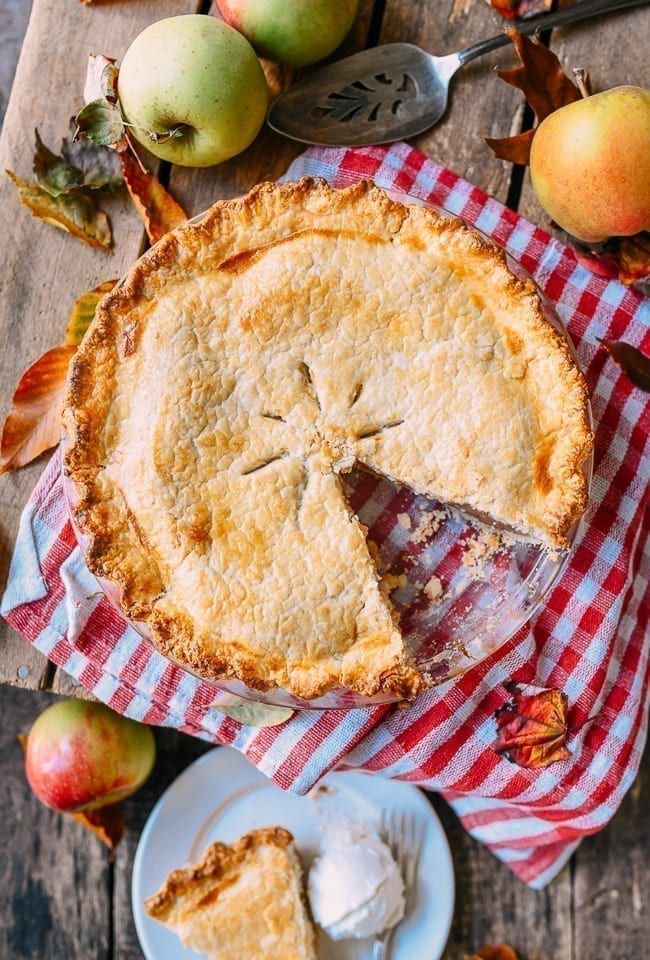 Apple Pie with slice removed, thewoksoflife.com