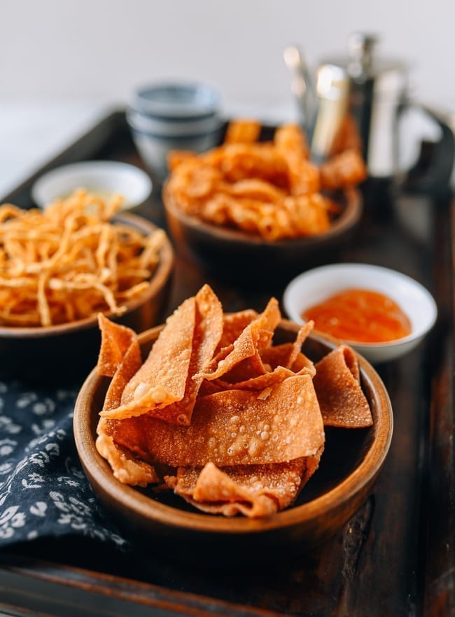 Fried Egg Roll Wrappers