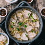 Northern Chinese Sour Cabbage Stew with Pork and Glass Noodles