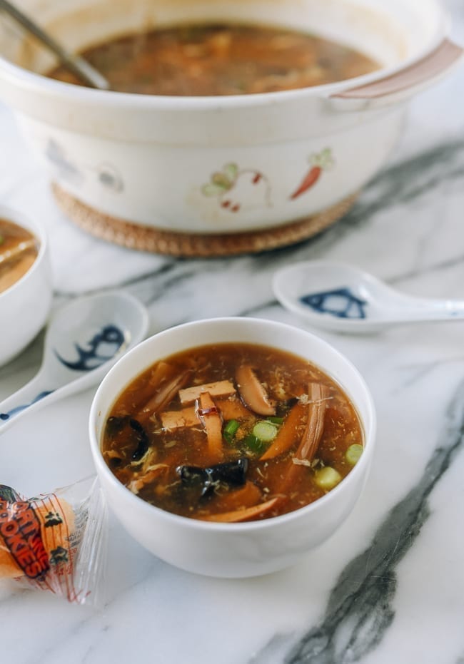 Vegetarian Hot & Sour Soup, thewoksoflife.com