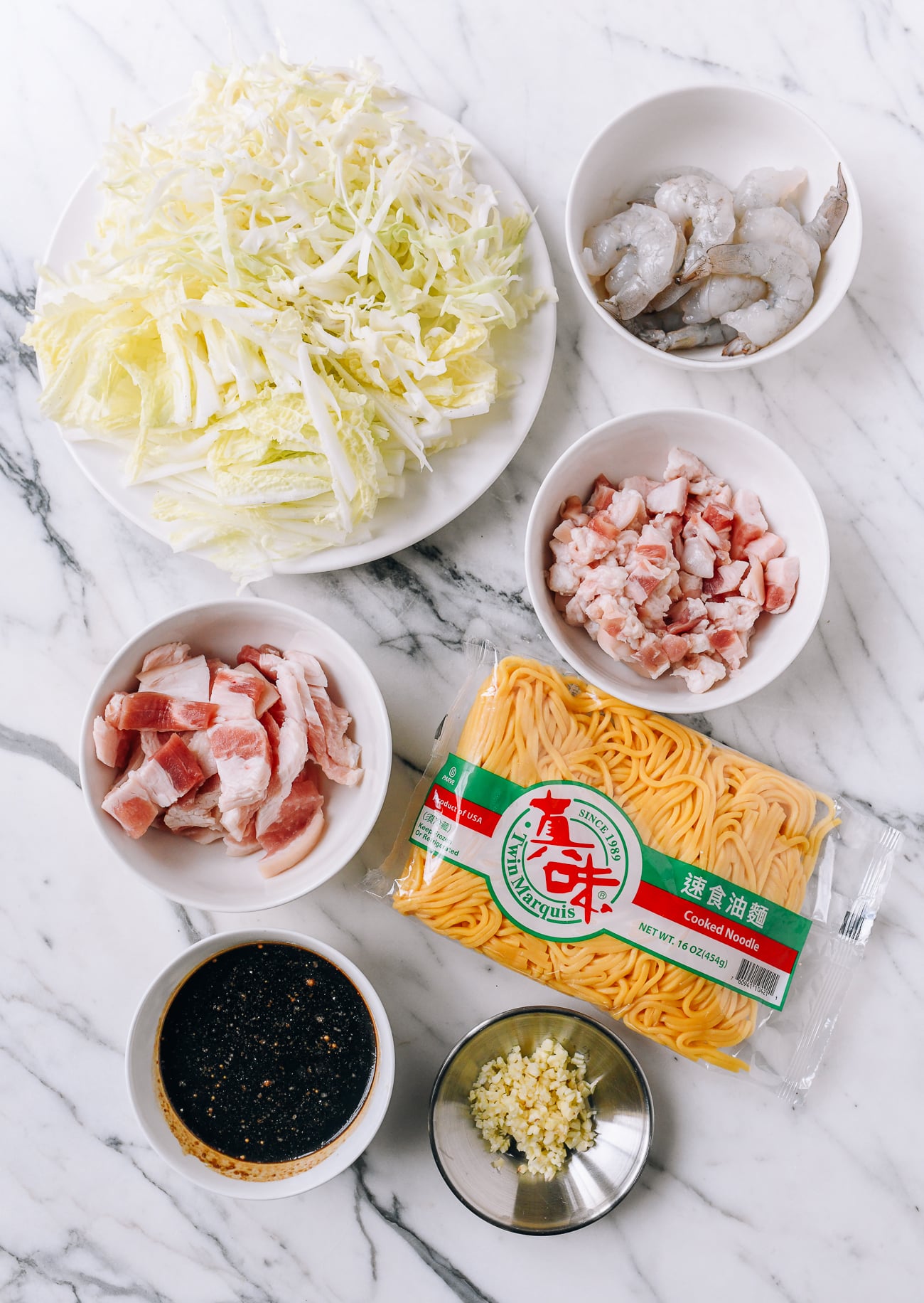 Hokkien Mee Ingredients