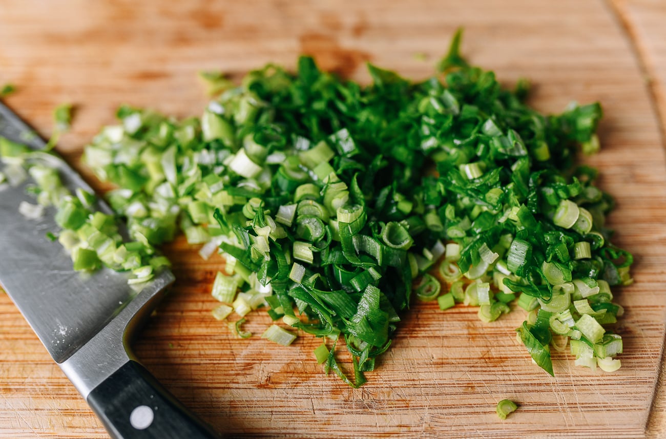 Finely chopped scallions