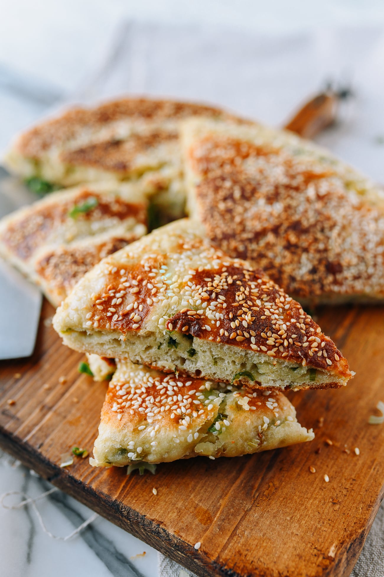 Shanghai Scallion Flatbread Qiang Bing