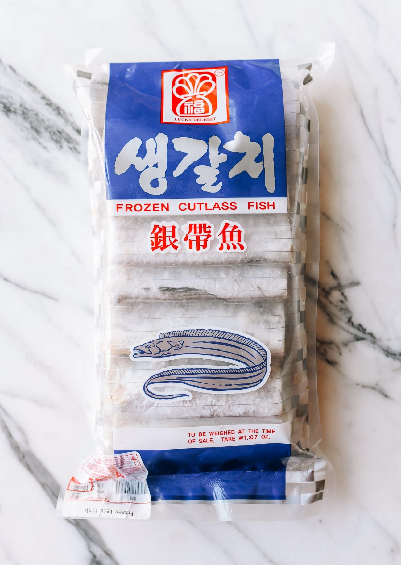Package of belt fish