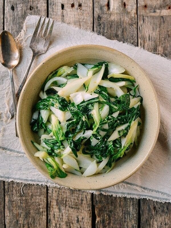 Basic Stir-fried Bok Choy
