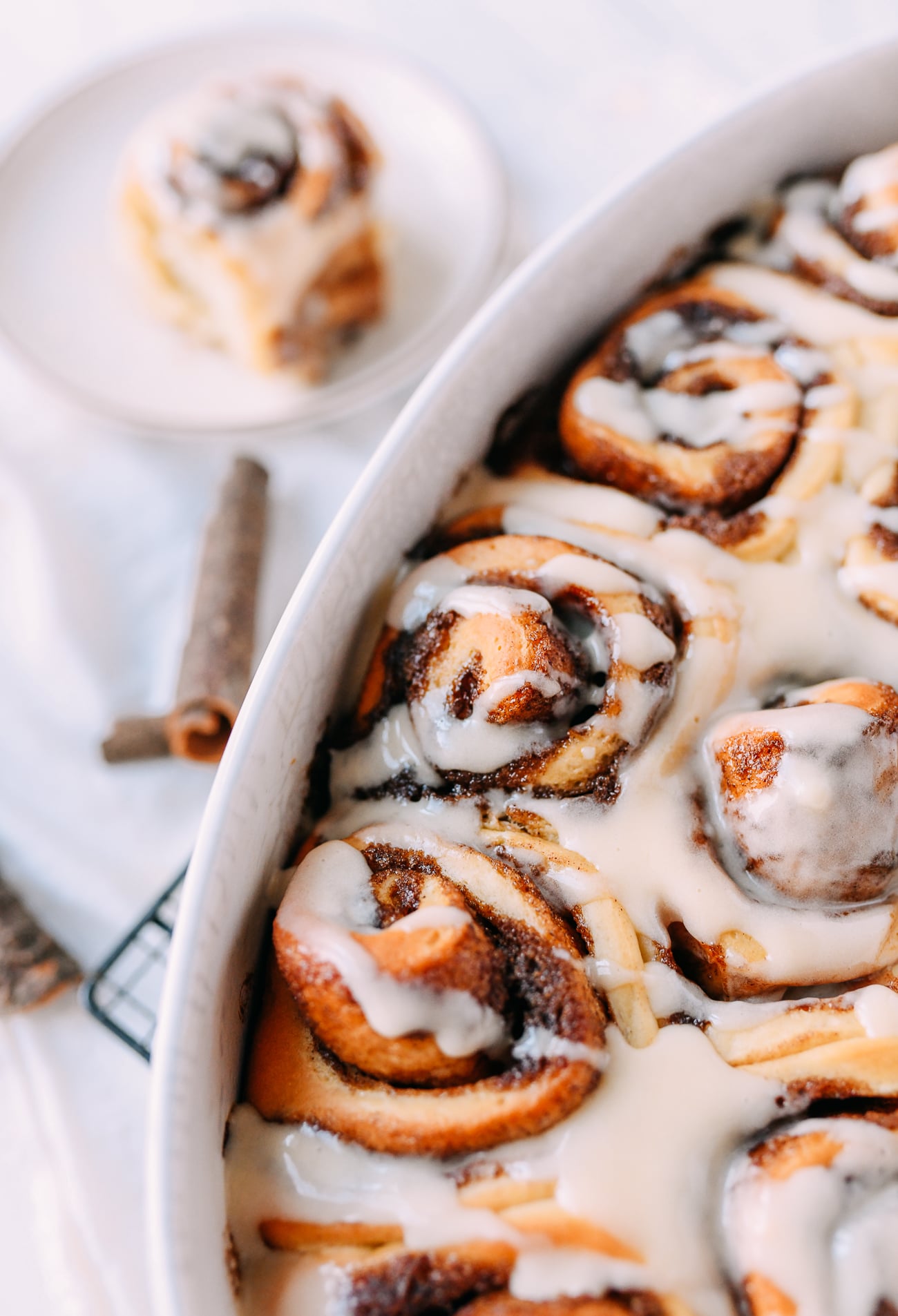 Cinnamon Rolls with icing