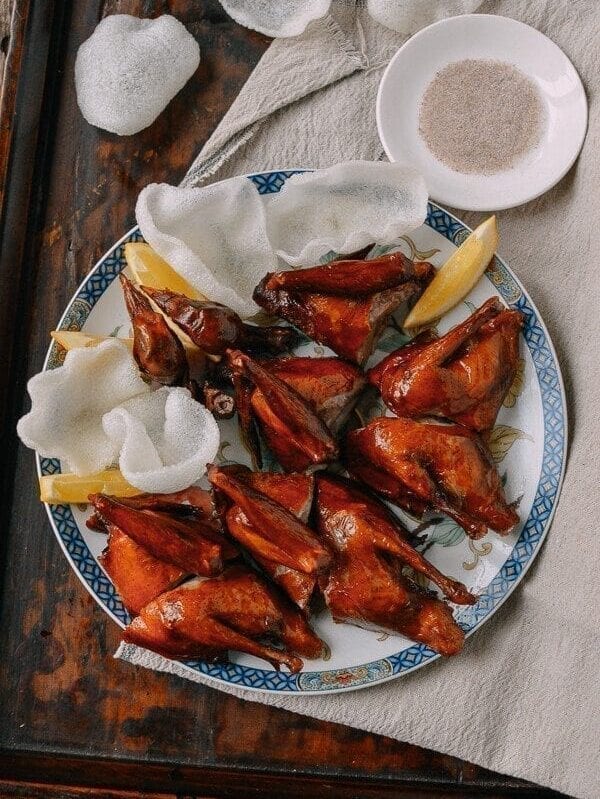 Chinese Fried Pigeon (Squab), by thewoksoflife.com