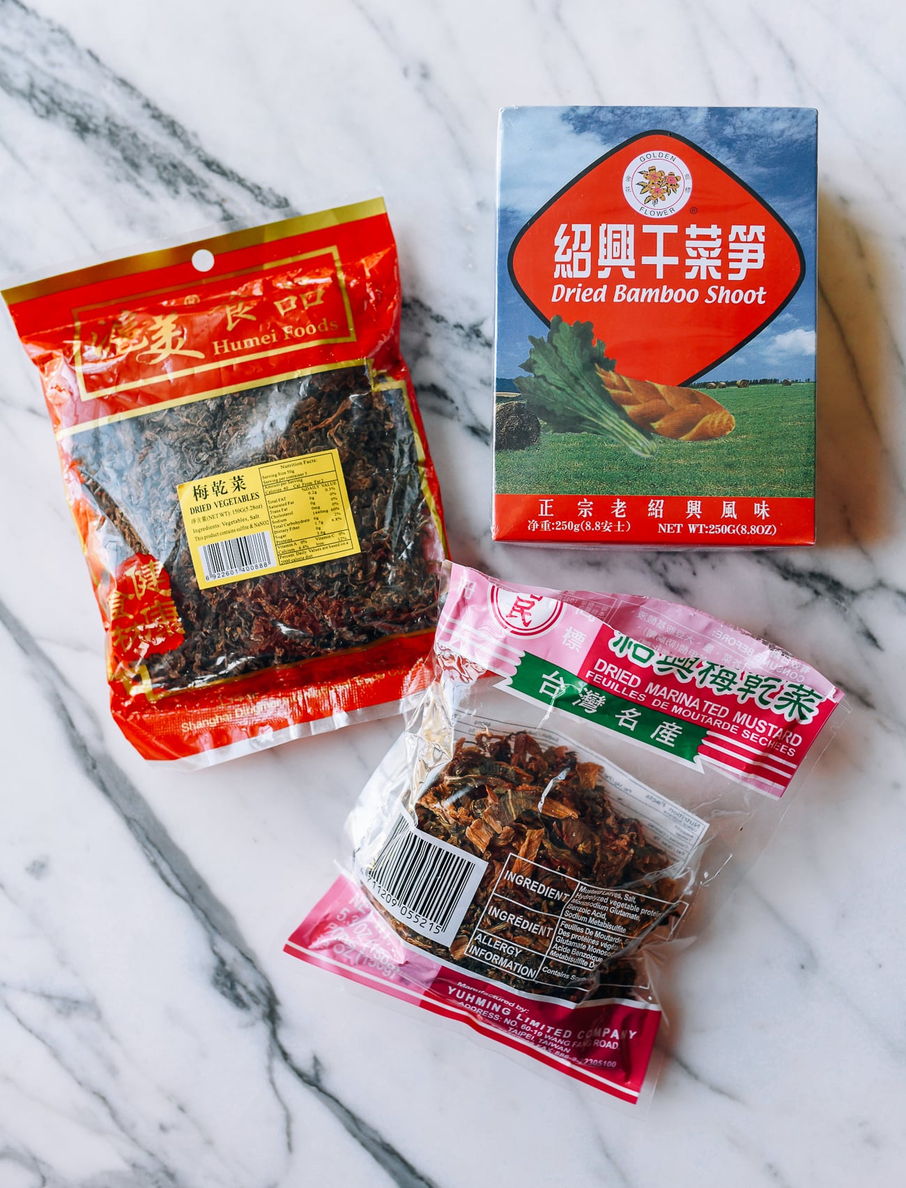 Different brands of meigan cai