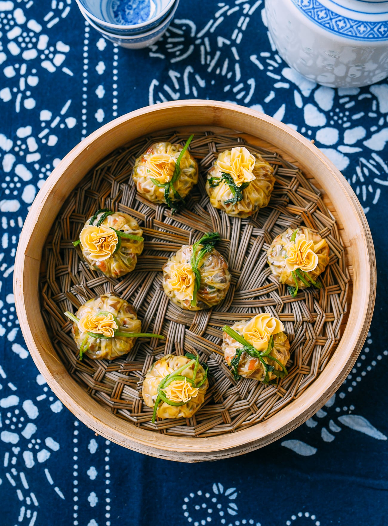 Steamed Golden Purse Dumplings