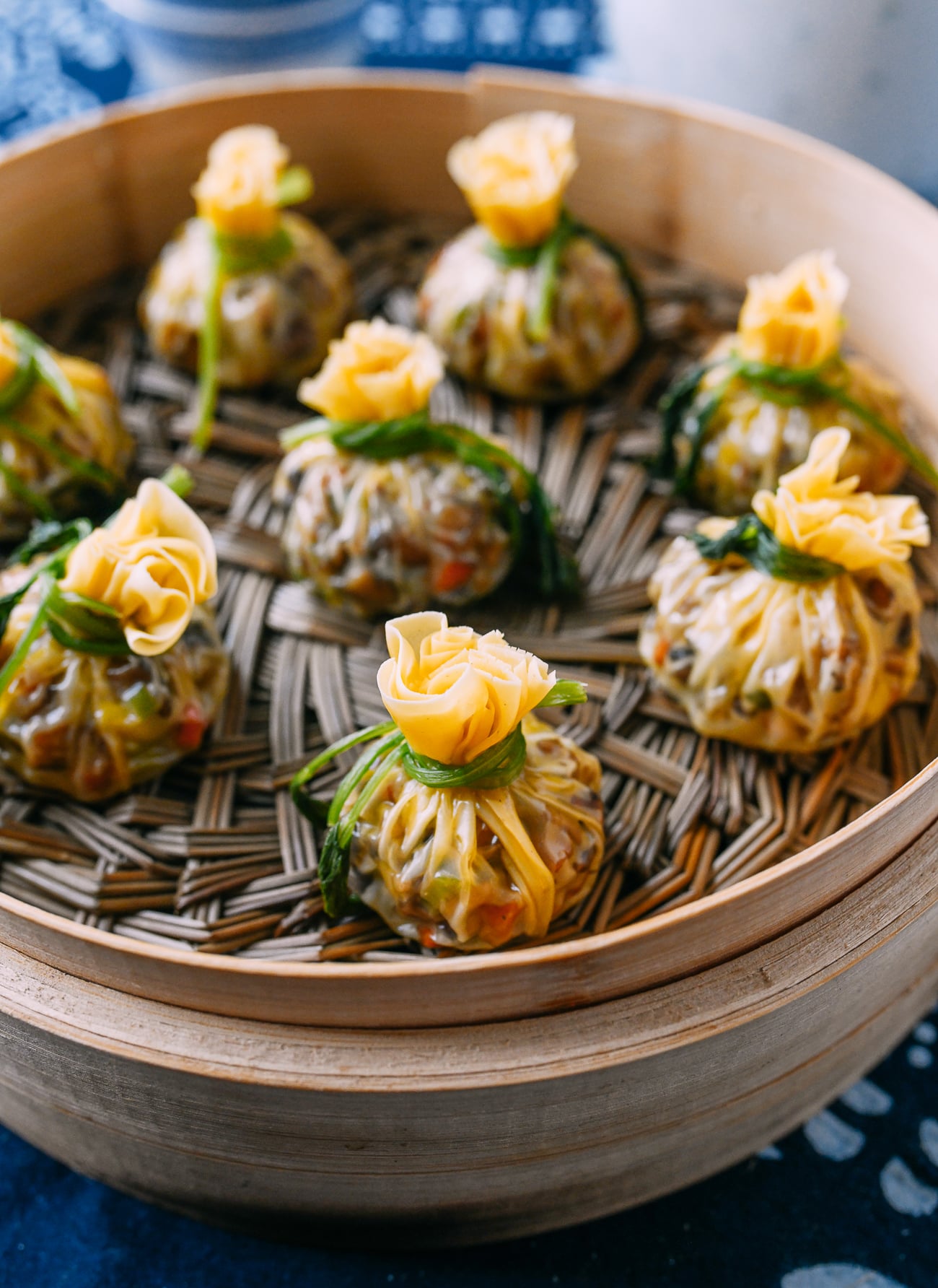Steamed Chinese Money Bag Dumplings