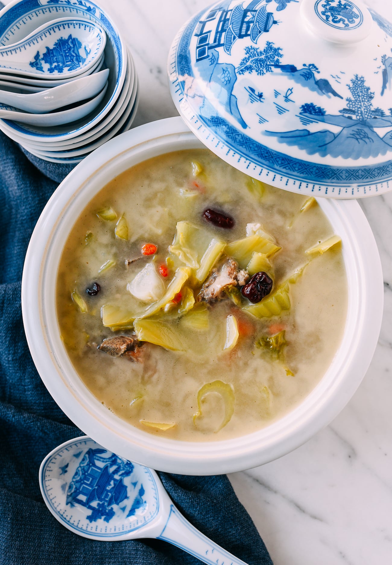 Cantonese Mustard Green Pork Soup