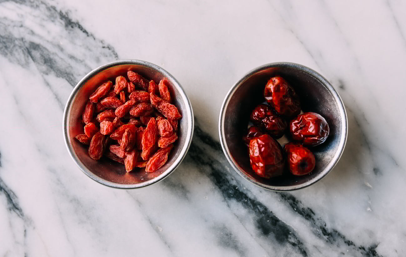 Dried Goji Berries and Dates