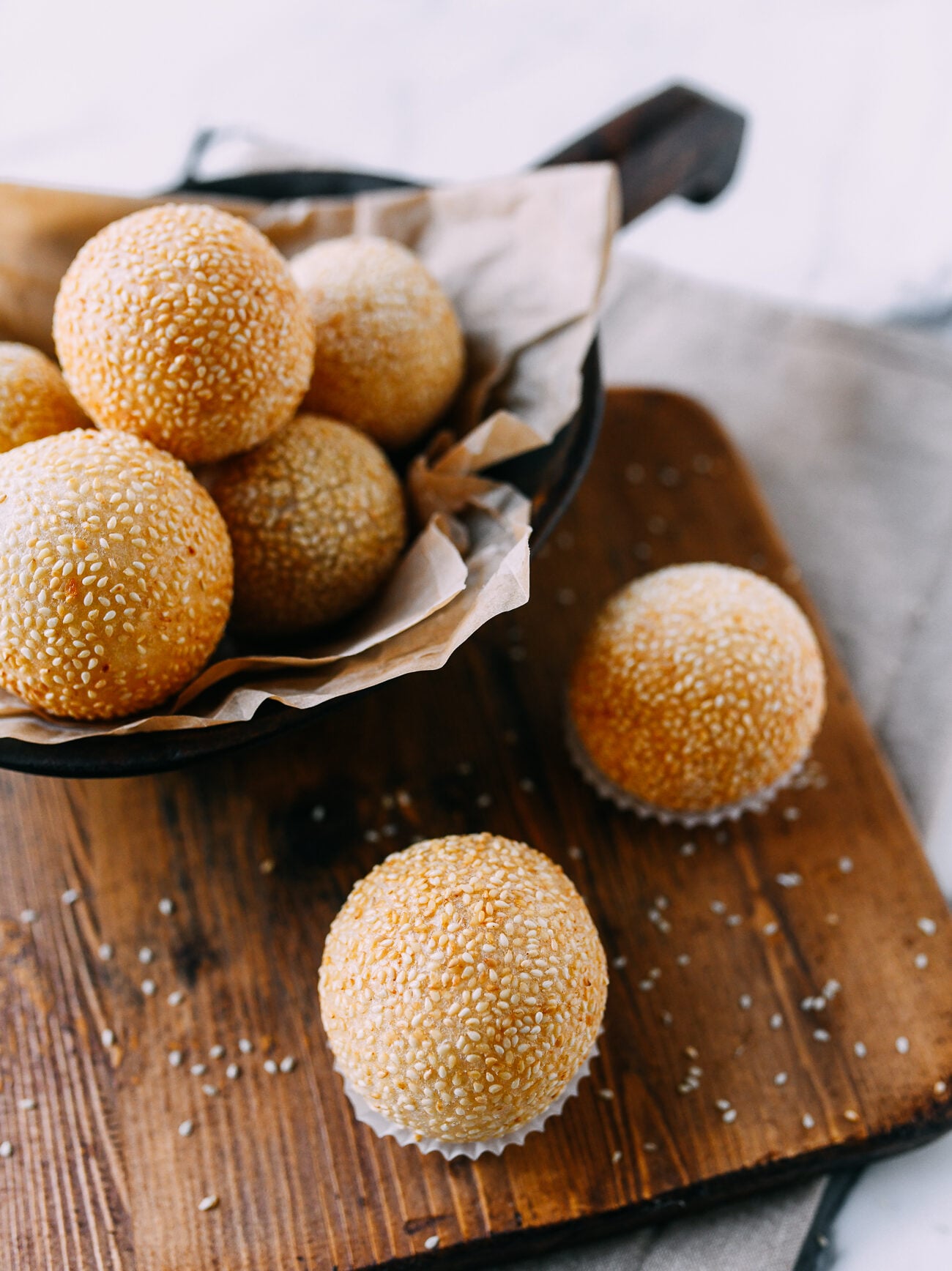 Deep Fried Sesame Balls, Thewoksoflife.com