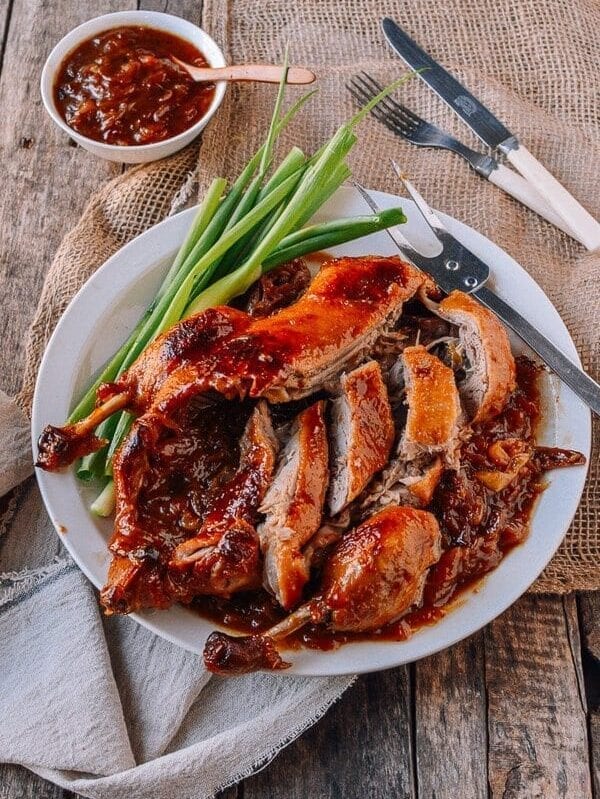 Sour Plum Duck, by thewoksoflife.com