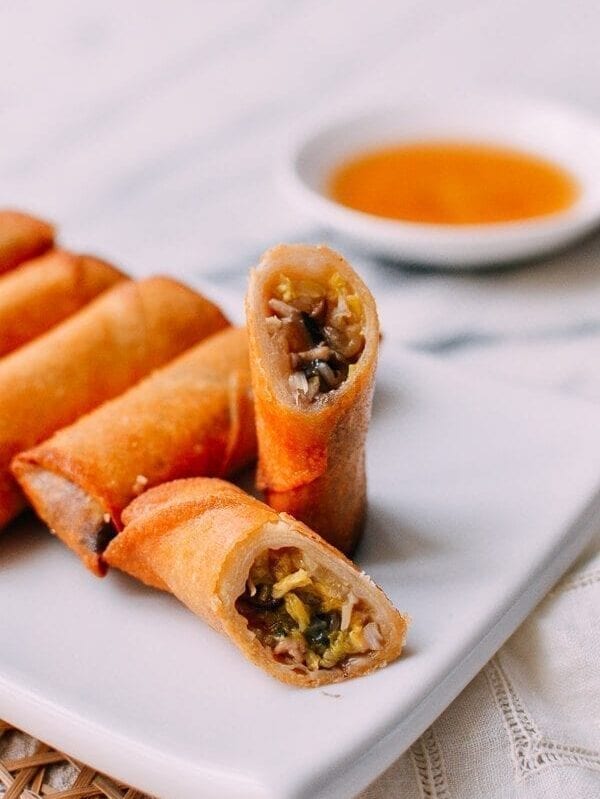 Shanghai Style Spring Rolls Recipe, by thewoksoflife.com