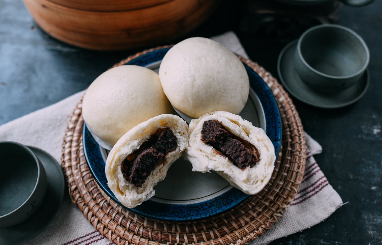 Steamed Red Bean Buns