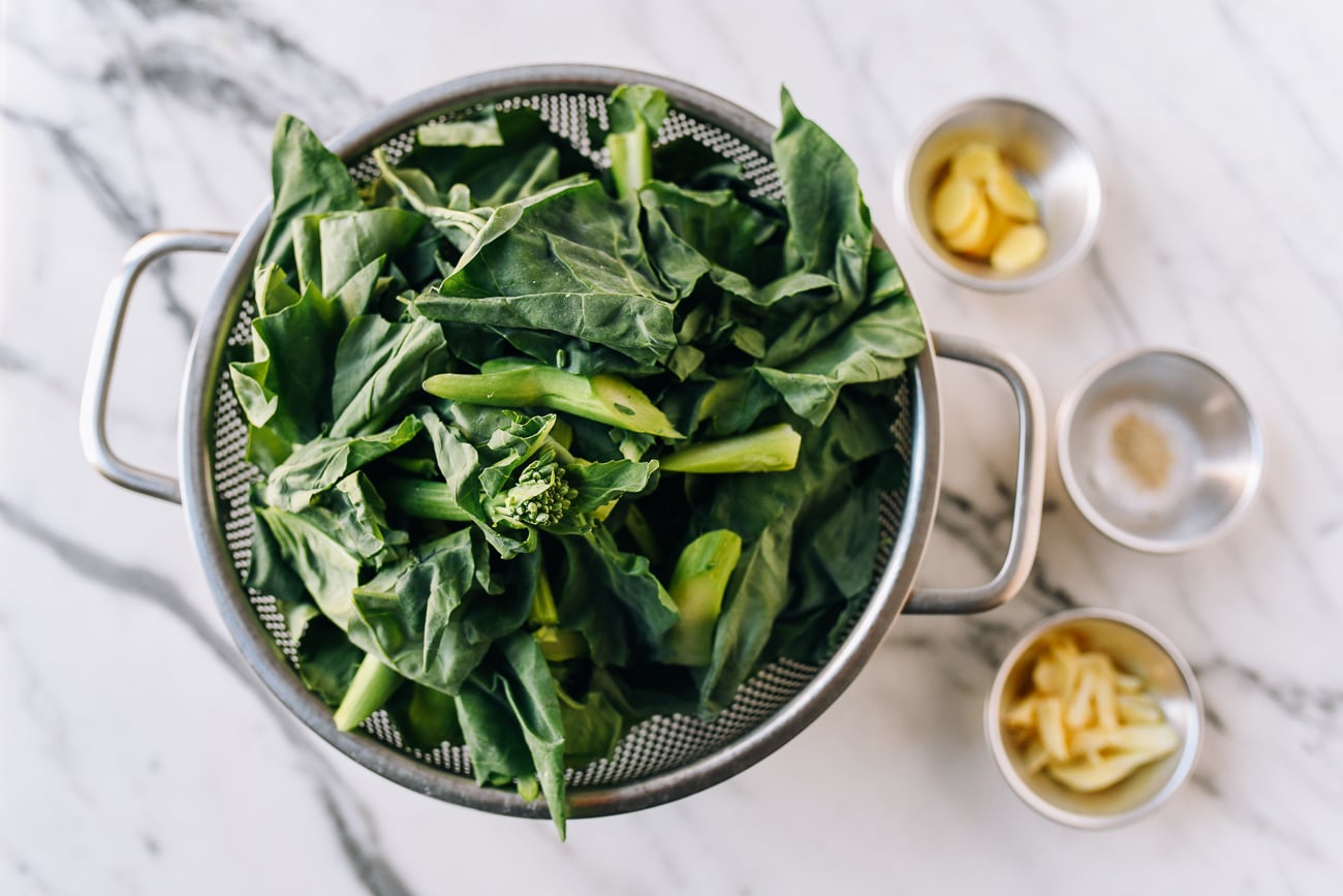 Chinese Broccoli Stir-fry ingredients