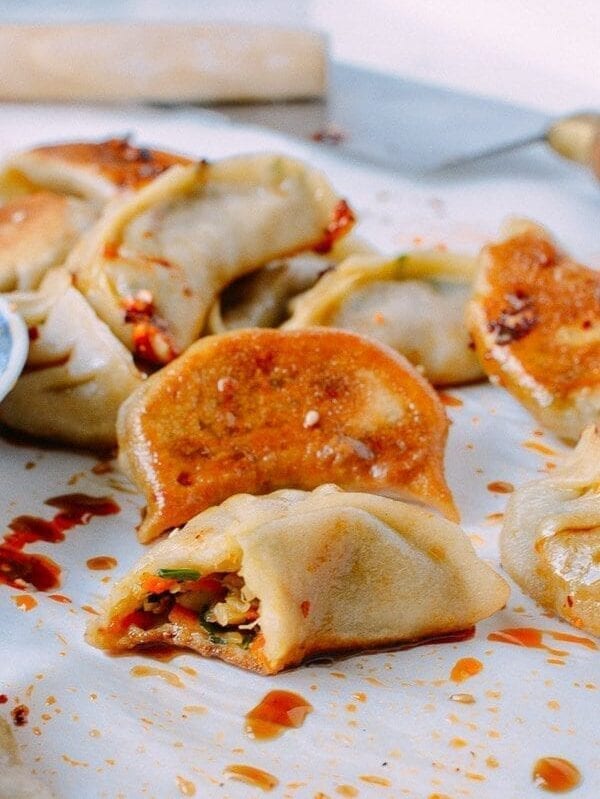 Vegetable Dumplings, by thewoksoflife.com