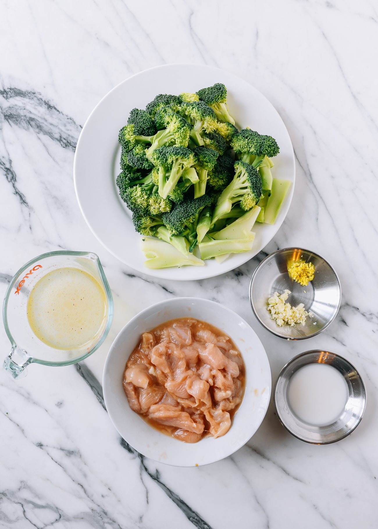 Ingredients for Chicken and Broccoli