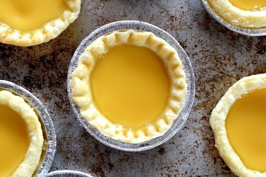 Hong Kong Egg Tarts by thewoksoflife.com