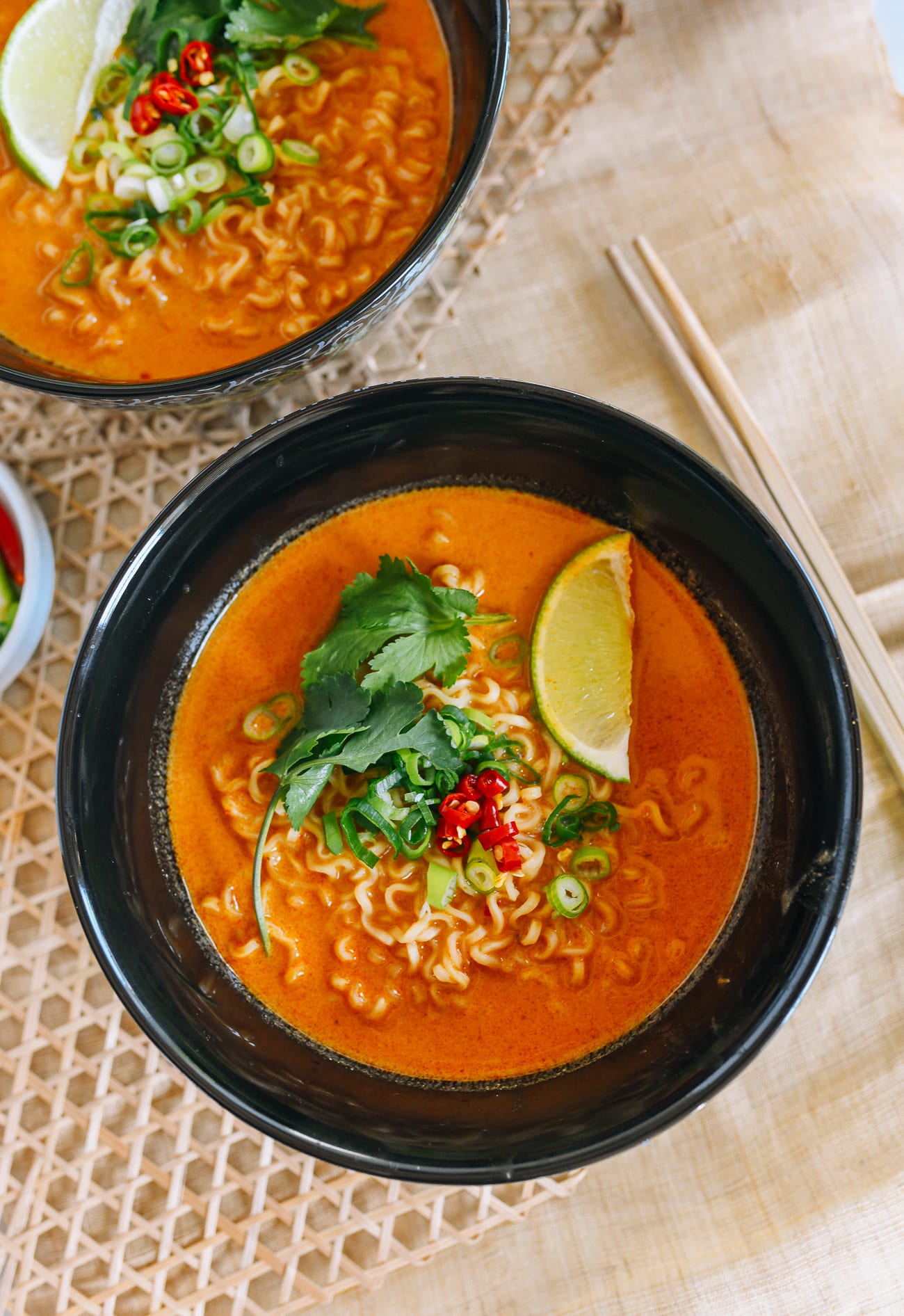 Bowl of Laksa Instant Ramen
