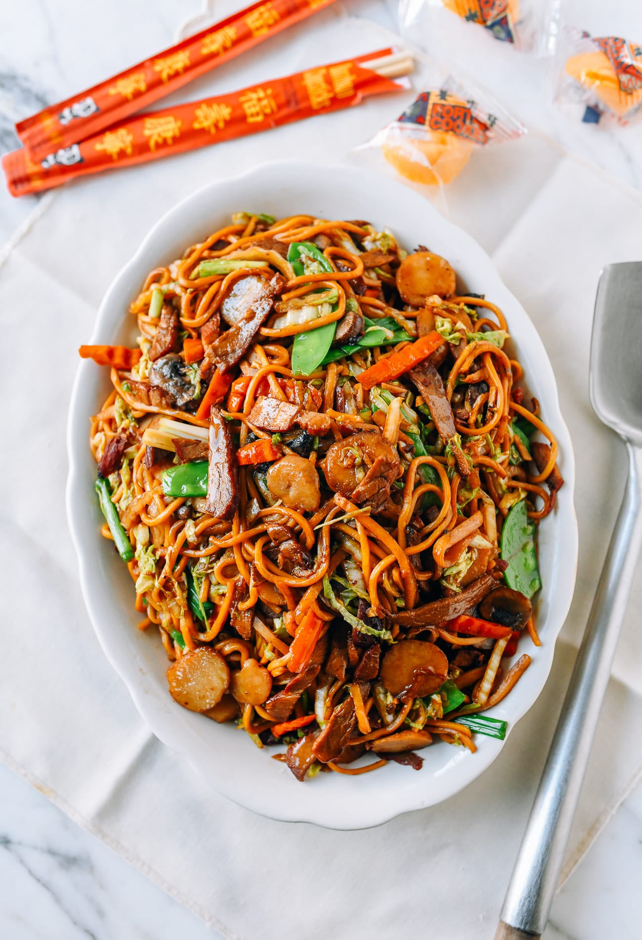 Roast Pork Lo Mein