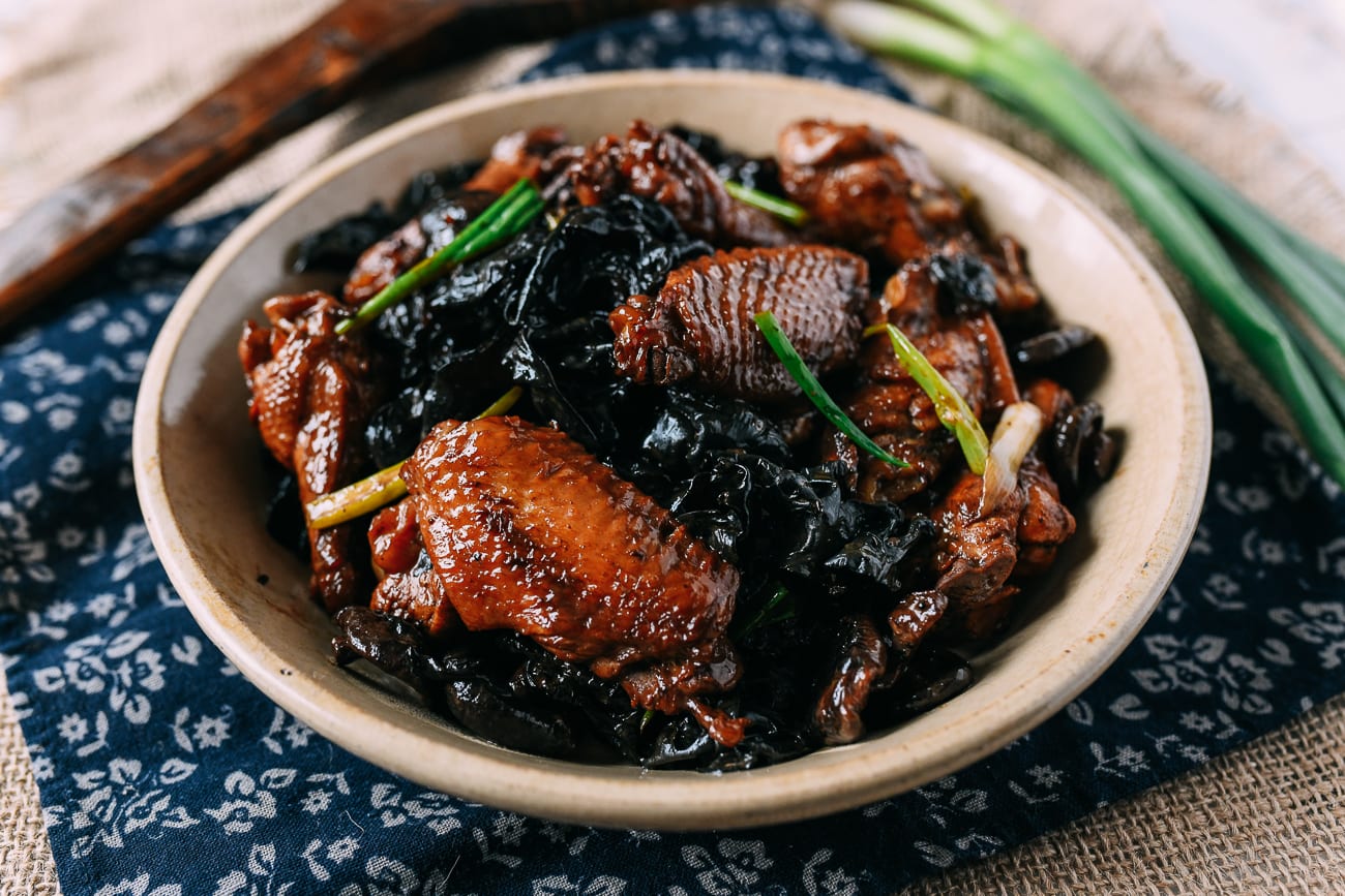 Chinese Braised Chicken and Mushrooms