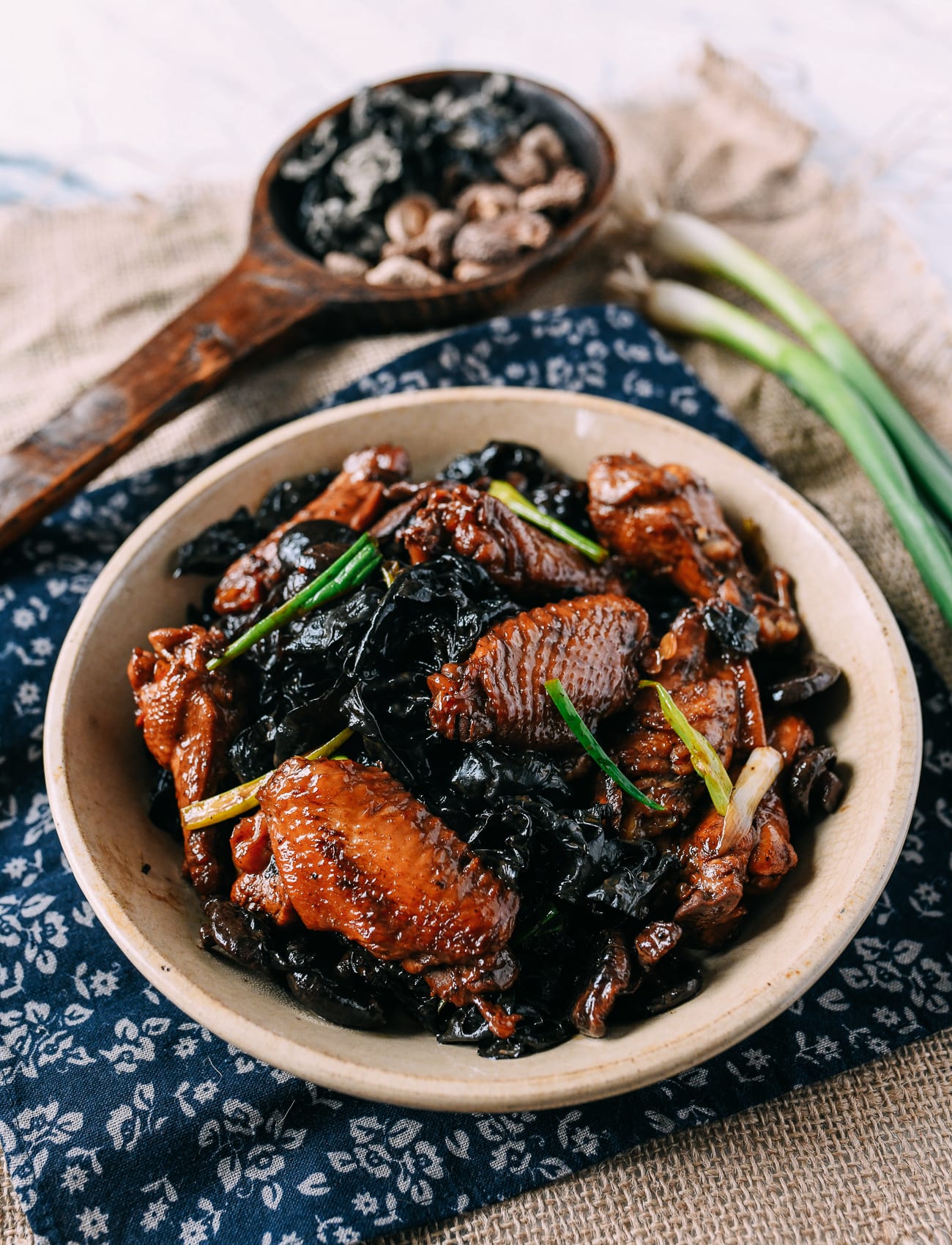 Chinese Braised Chicken and Mushrooms