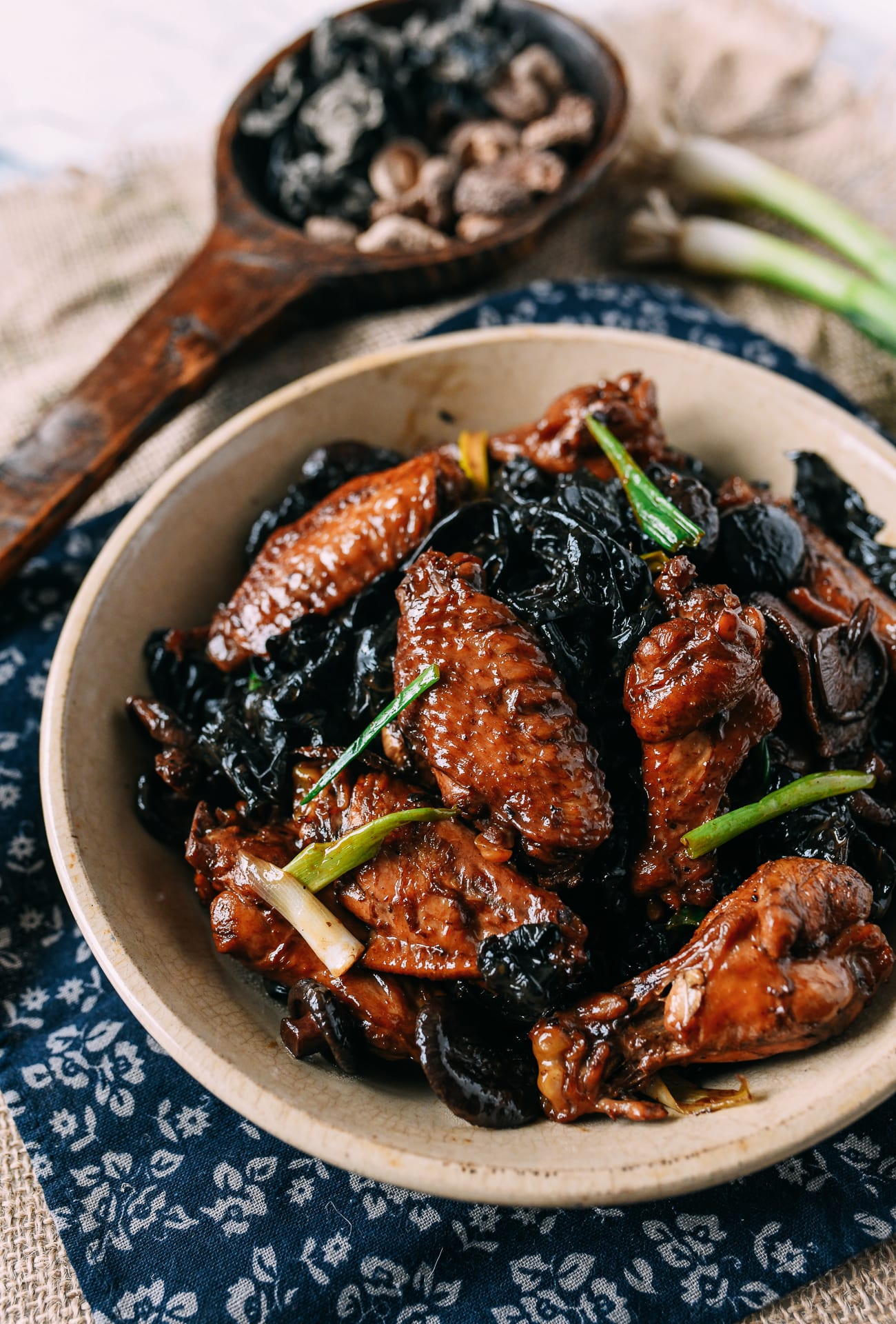 Chinese Braised Chicken with Mushrooms